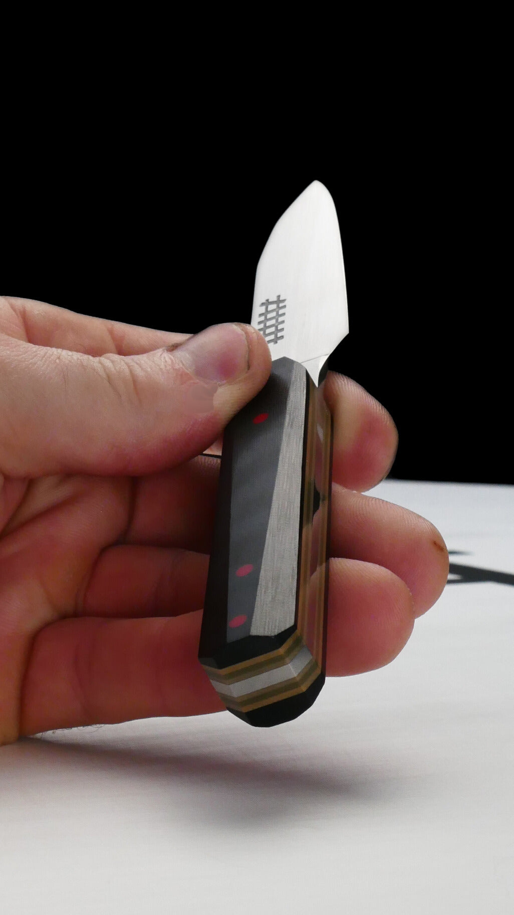 S90V Pairing Knife Black Micarta